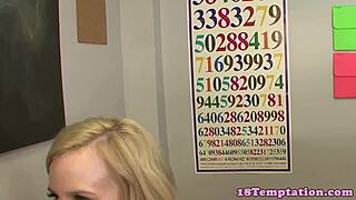 Real Amateur Teen 18+ Yanks Cock in Steamy Handjob Roleplay