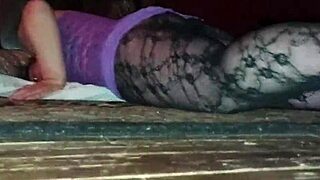 She grinds floor frantically chasing quick intense orgasm