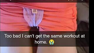 Cheating Yoga Milf Cucked And Creampied By Fitness Instructor On Snapchat