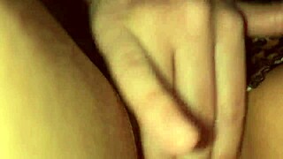 Her pussy quivers up close as orgasm hits hard during intense ass play.