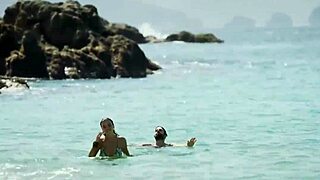 regina blandón flashes her perky tits in bikini during boyfriend's village escapade 2019