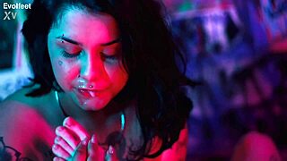 Lesbian Foot Lovers Tease Toes and Barefoot Pleasures Gently