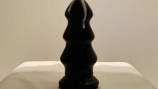 Latexi69's latex ass buttplug gaping anal play frenzy!