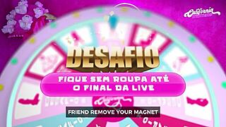 Gabi Saleh And Clara Wellen Tease Shaved Pussies With Dildos