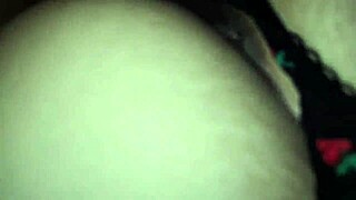 skinny mexican beauty's tanga pushed aside for deep homemade pounding by amateur lover
