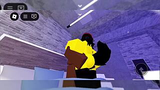 yo big tits femdom crushes yellow creature under her huge ass