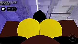 yo big tits femdom crushes yellow creature under her huge ass