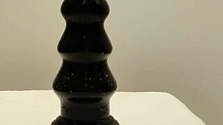 Latexi69's latex ass buttplug gaping anal play frenzy!