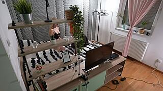 caught lesbian squatters get punished with rough pussy licking and face fucking