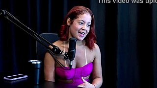 Bruna Ferrari hides face at first shoves cucumber up ass skips pussy sex challenged on sheer red watch her submit