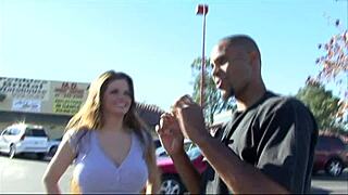 milf mom with massive tits gets fucked hard bent over bed in lingerie