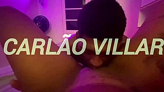 brazilian brunette moans wildly riding big black cock after deepthroat facefuck