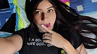 colombian actress's leaked vid shows her getting wild with math teacher in uniform play