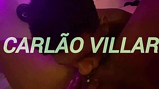 brazilian brunette moans wildly riding big black cock after deepthroat facefuck