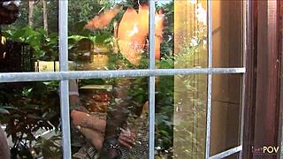 wow, lesbian sherlock's fake big boobs fuck maid with bananas and tongue!