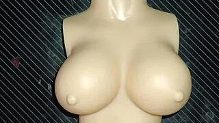 Dolly gets penetrated in every position from desk doggy to bent over creampie double pleasure