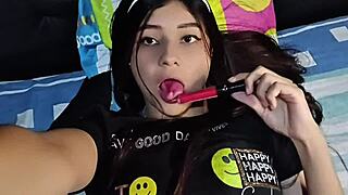 colombian actress's leaked vid shows her getting wild with math teacher in uniform play