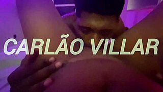 brazilian brunette moans wildly riding big black cock after deepthroat facefuck