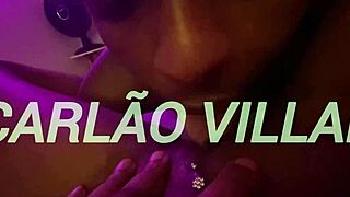 brazilian brunette moans wildly riding big black cock after deepthroat facefuck