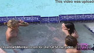 oh man those college girls playin naked all over our spring break party house!!