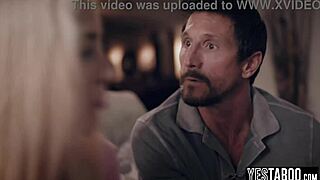 That skinny russian teen stepdaughter gets her tight ass and pussy double penetrated by stepdad's monster cock pov style.