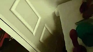 Teen pushes huge fat fuck plug into eager ass