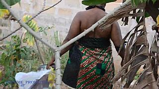 Lonely Guy Pounds Mad BBW Picking Trash from Bin