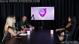 Val Mineirinha Bruna Carlos Sheer Red Lingerie Casting Fuck Compilation