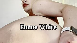 milf tests gym outfits on sex machine with guided jerkoff instructions