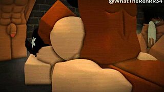 Cuckold Watches Huge Black Cock Pound in Handcuffs All Night