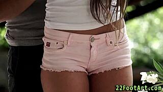 wanna see this foot babe get her soles fucked hard outdoors?