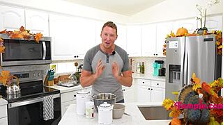 dig into stepdaughter's creamy family pie creampie treat!