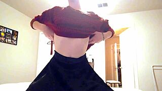 Wanna see her tight ass in that dress stretched wide for first anal pounding?