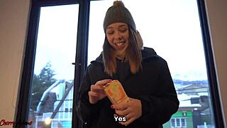 Cherry Adams Big Ass Brazilian Tourist Fucked for Cash Christmas