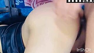 cute colombian bride's fat ass filled with anal cum homemade