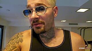 She trains steve mori hard at gym then fucks him first time without danika