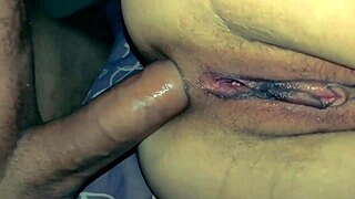 POV Close Up Anal Fills Milf's Wet Open Pussy Lips