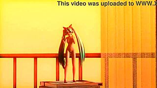 Hatsune Miku's nude mod reveals big tits ass in full odds&ends diva glory