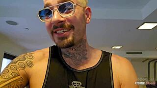 She trains steve mori hard at gym then fucks him first time without danika