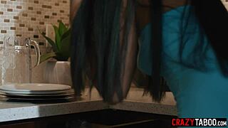 Horny Teen Watches Black Babe Squirting Pussy Lick