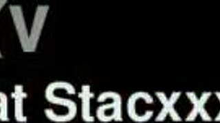 best of stacxxxs bareback pounding big black cock creampie explosions!