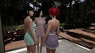 Watch Caroline's Wild Strapon Lesbian Fantasy Explode in Rental Cabin Orgasm!