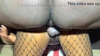 naughty america rips clothes fucks wet pussy student doggystyle bent over big black cock