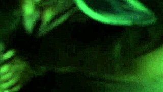 redbone babe savors thick cock shadows in the night