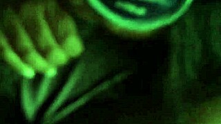 redbone babe savors thick cock shadows in the night