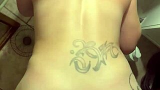 Cheating hooker rides cock in bathroom cums on ass!