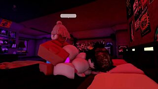 Horny Girlfriend Fucks Friend's Monster Cock Hard