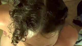 Cheating hooker rides cock in bathroom cums on ass!