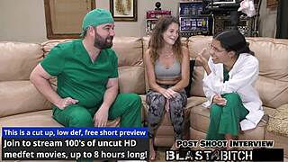aria nicole's hospital slip-up doctor creampies patient backstage