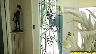 lily jordan savors richie and chads monster cocks in surprise teen double blowjob treat